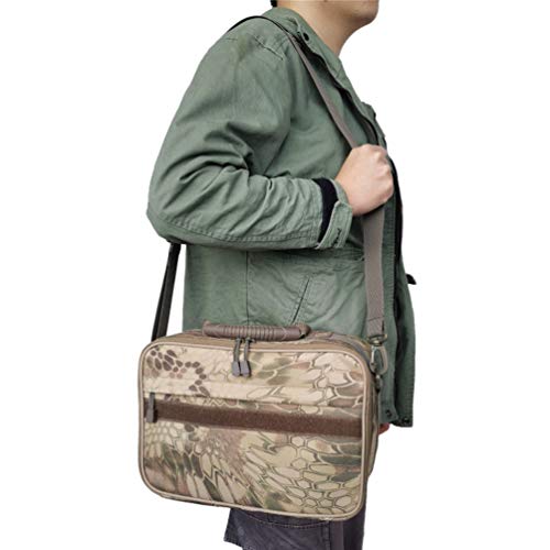 OttoBen Angeltasche Wasserdichtes 600D Oxford-Tuch, Angelrolle Köder Angelleine Angelhaken Kit Aufbewahrungsbeutel… – Bild 6