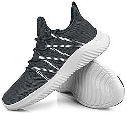 Feethit Mens Slip On Running Shoes Breathable