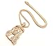 Mens Hip Hop Iced Out Rose Gold Finish Jesus Pendant W/ 36