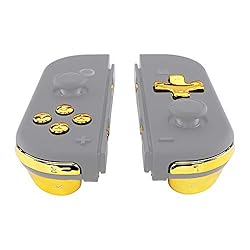 Chrome Gold D-pad ABXY Keys SR SL L R ZR ZL Trigger