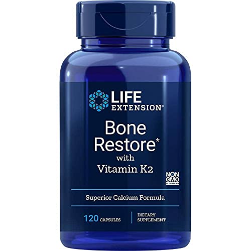 Life Extension Bone Restore + Vitamin K2 Vitamins & Minerals Maintain