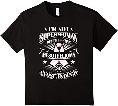 Kids Mesothelioma Awareness T Shirt For Women 10 Black