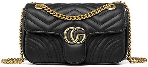Crossbody Shoulder Bag Lattice Leather Purse Handbags for Women Teen Girls