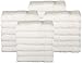 HomeLabels Cotton Salon Towels (24-Pack, White,16x26 inches) - Gym Hand Face Towel