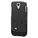 Aduro Galaxy S4 Case, Combo Shell & Holster Case Super Slim Shell Case W/Built-In Kickstand + Swivel Belt Clip Holster for Samsung Galaxy S4