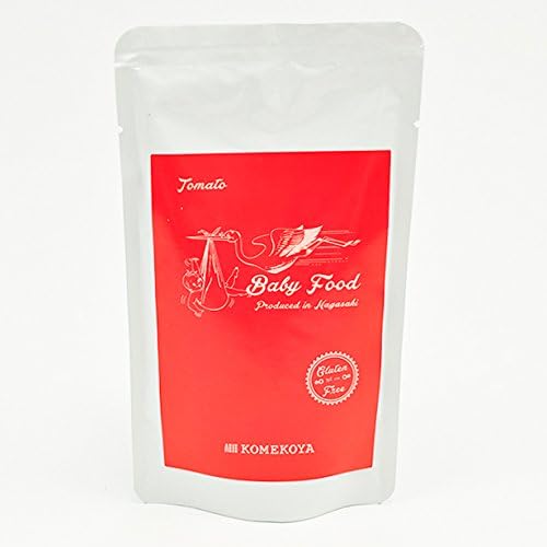 Japanese gluten free baby food made from rice flour tomato taste 100gX3(from 5 months)