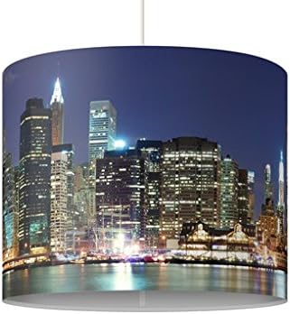 Dimensions 34 X 40 Cm Lampe Design Manhattan A New York City Suspensions Luminaires Eclairage Cmfantillas Org