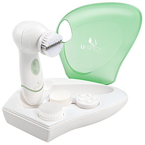 USpicy Facial Brush Face Cleansing Brush Set Improve Skin 