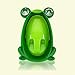 Vktech Cute Frog Potty Training Urinal for Boys Blue