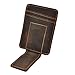 Le'aokuu Genuine Leather Magnet Money Clip Credit Card Case Holder Slim Wallet