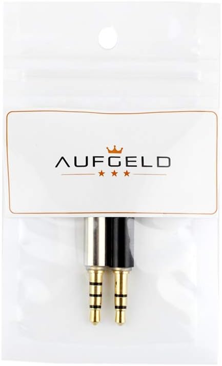 Aufgeld TRRS to TRS Male to Female 4pin 3pin Adapter for Small Mini Lavalier Lapel Omnidirectional Condenser Microphone Apple iPhone Android Windows Cellphones Noise Cancelling Mic 4 to 3 pin 3PA: Home Audio & Theater
