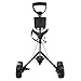 AW Foldable 3-Wheel Push Pull Golf Cart Trolley 6