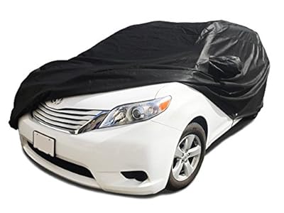 CarsCover Custom Fit 2004-2016 Toyota Sienna Mini Van Car Cover Xtrashield Minivan Black