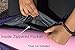Fox Hill Fitness Yoga Mat Bag Sling Carrier with Pockets, Fully Lined with Side Zipper and Adjustable Sequin Strap for Kids and Womenthumb 4