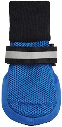 HiPaw Breathable Mesh Dog Boots Nonslip Sole for Summer Hot Pavement