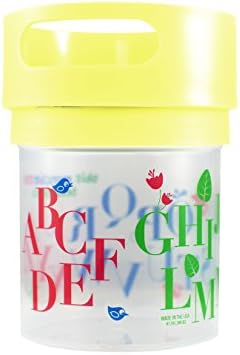 Munchie Mug Snack Cup 16 oz Yellow ABC