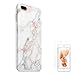 uCOLOR Rose Gold Marble Case Compatible with iPhone 8 Plus 7 Plus (5.5