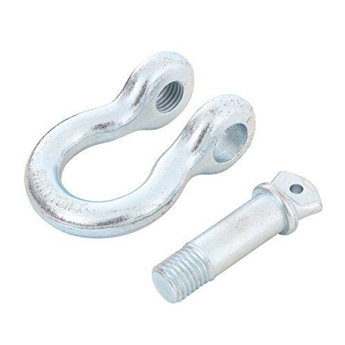 Smittybilt 13046 D-Ring Shackle 1/2" Threaded Pin 2.0 Ton Rating Zinc