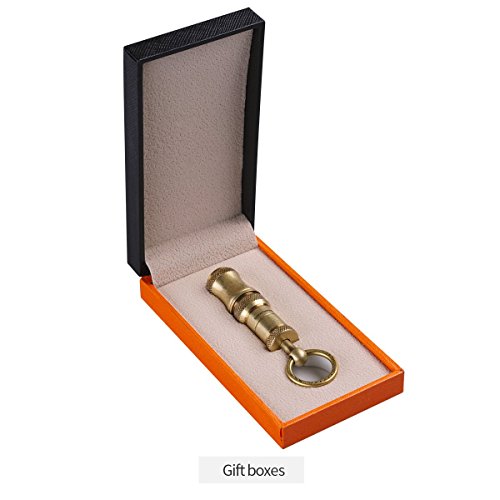 CIGARLOONG Cigar Punch Retractable and Screw Out Punch-2 Size Blades Cigar Hole Opener-Smoking Accessories （Gold 2） - Thumbnail 5