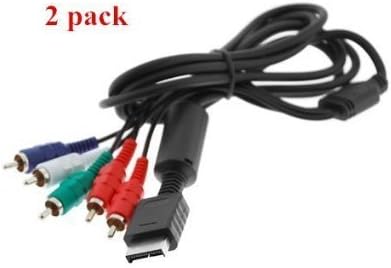 FEBIONA® Premium High Resolution Component AV Cable for Playstation 3 PS3, Playstation 2 Ps2