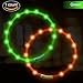 Akatie LED Dog Collar USB Rechargeable Glowing Pet Dog Collar Light for Night Safety Water Resistant Flashing Light Up Collars for Small Medium Large Dogs
