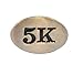 AWEHIRU 5k Race Stainless Steel Runner Shoelace Charm-Perfect Runner Gift
