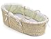 Baby Moses Basket with Liner, Sheet, and Pad
