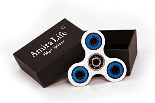 Quality Spinner Fidget Toy By Amira Life – Fidget Spinner, Hand&amp;Finger Sensorial Toy For Stress &amp; Anxiety Relief - Suitable For ADHD, Autism, ADD &amp; OCD – With Ceramic Bearings &amp; ABS Plastic Frame