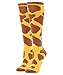 JYinstyle Women Animal Print Combed Cotton Knee High Socks