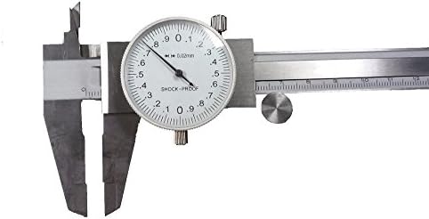 6" PRECISION STAINLESS STEEL METRIC DIAL CALIPER (ACCURACY: 0.02 mm)