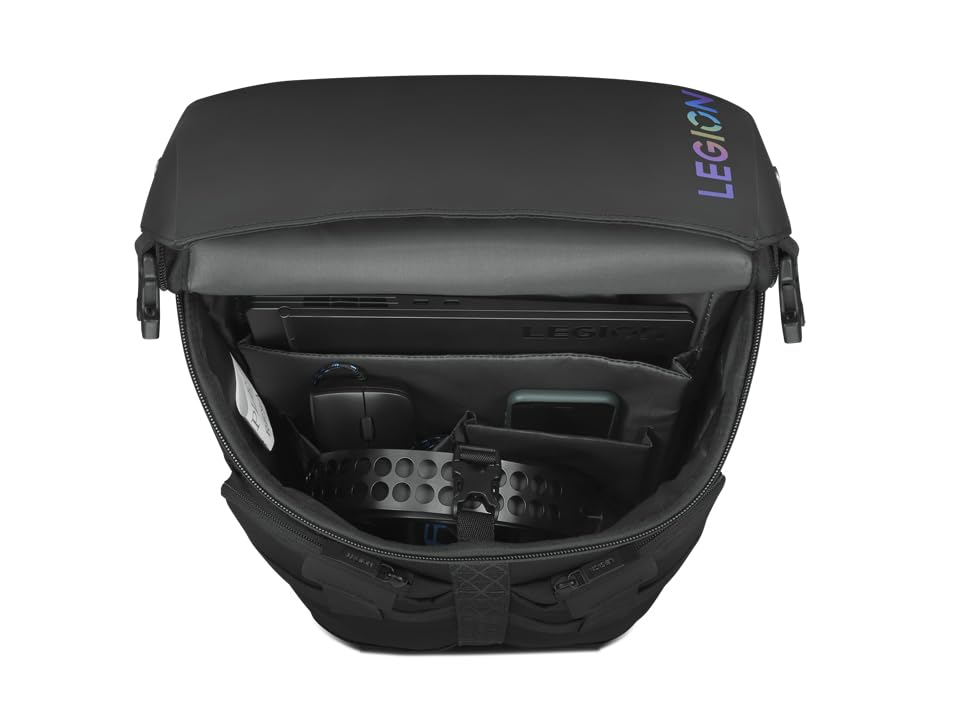 Lenovo Legion Active 17-inch Gaming Backpack - Black - Laptop Compartment - Durable & Water Resistant - Water Bottle Pocket