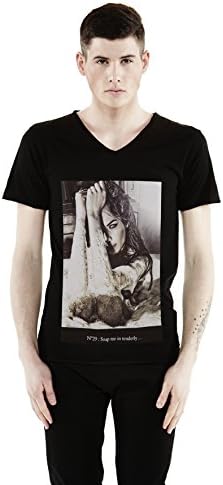 Little Eleven Paris Boys' Mika Mickey Moustache Tee, Blue, 2