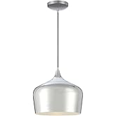 Access Lighting 52057-CH/WH Blend Pendant, 1-Light 60 Watts, Chrome