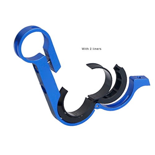 Dartphew Bike Accessories,Outdoor Durable Solid Lightweight Bike Flashlight Holder Handle Bar Bicycle Accessories Extender Mount Bracket for Outdoor Hiking Camping Hunting Fishing (Blue)