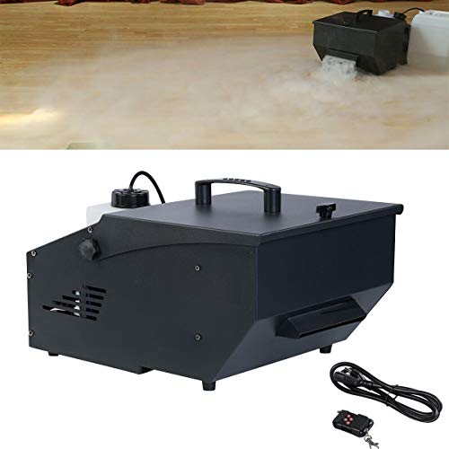 Tengchang 1200W Low Lying Fog Machine DMX Sinking Smoke Machine for Party Halloween Live Show Concert Theater