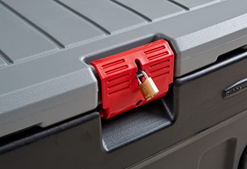 rubbermaid actionpacker 48 gal lockable storage bin
