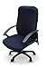 Cover - For Office Computer Desk Chairs - Solid Black - Chair Slipcover - Removable & Washable - Made In America - The Chirt
