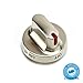 Upgraded Lifetime Appliance DG64-00347A Dial Knob Compatible with Samsung Range Oven - DG64-00472A Silver 2 Inch