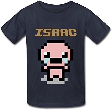 ToWi Kid's The Binding Of Isaac Short Sleeve Shirt Navy S