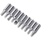 NYKKOLA 10Pcs Soldering Iron Tips Kit 900M-T Replacement Tips for Hakko Soldering Station Tool 900M 936 937 907