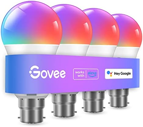 Govee RGBWW Smart Light Bulbs, Colour Changing LED Bulbs with
