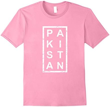 Mens Simple Pakistan T-Shirt 3XL Pink