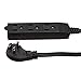 Amazon Basics 15-Foot 3-Prong Flat Plug Grounded Indoor Extension Cord with 3 Outlets - 13 Amps, 1625 Watts, 125 VAC, Black