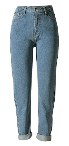 Allonly women s fashion relaxed fit straight leg high w…