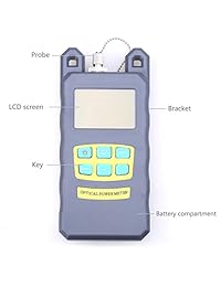 Fibra óptica Medidor de potencia con 30 mW 30 km aluminio Localizador visual de fallos de fibra óptica Cable Tester Checker Prueba Herramienta para mantenimiento de telecomunicaciones CATV Ingeniería