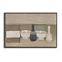 Framed Canvas Wall Art Still Life by Giorgio Mordian Canvas Prints Home Artwork Decoration for Living Room,Bedroom - 16x24 inches