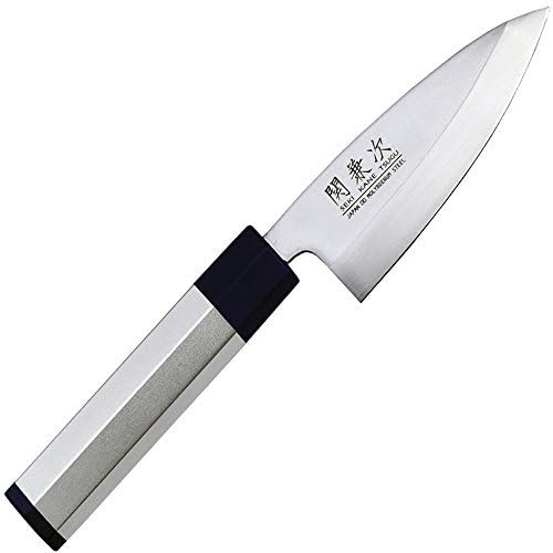 Mr.Kanetsugu aluminum handle small Deba Knife 105 mm