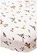 Little Unicorn Premium Crib Sheet | Breathable & Super-Soft Muslin Fabric (Forest Friends)