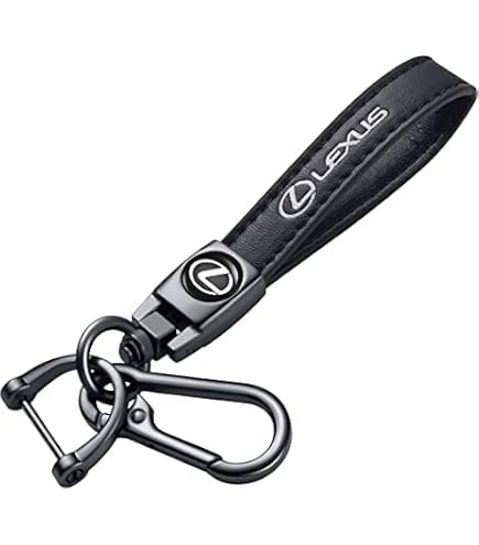 Amazon.com: LEXUS Black Leather Key Chain : Automotive