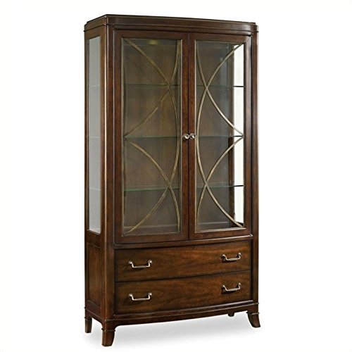 Hooker Furniture Palisade Display China in Walnut